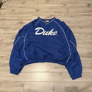 blue and white duke sports sweater